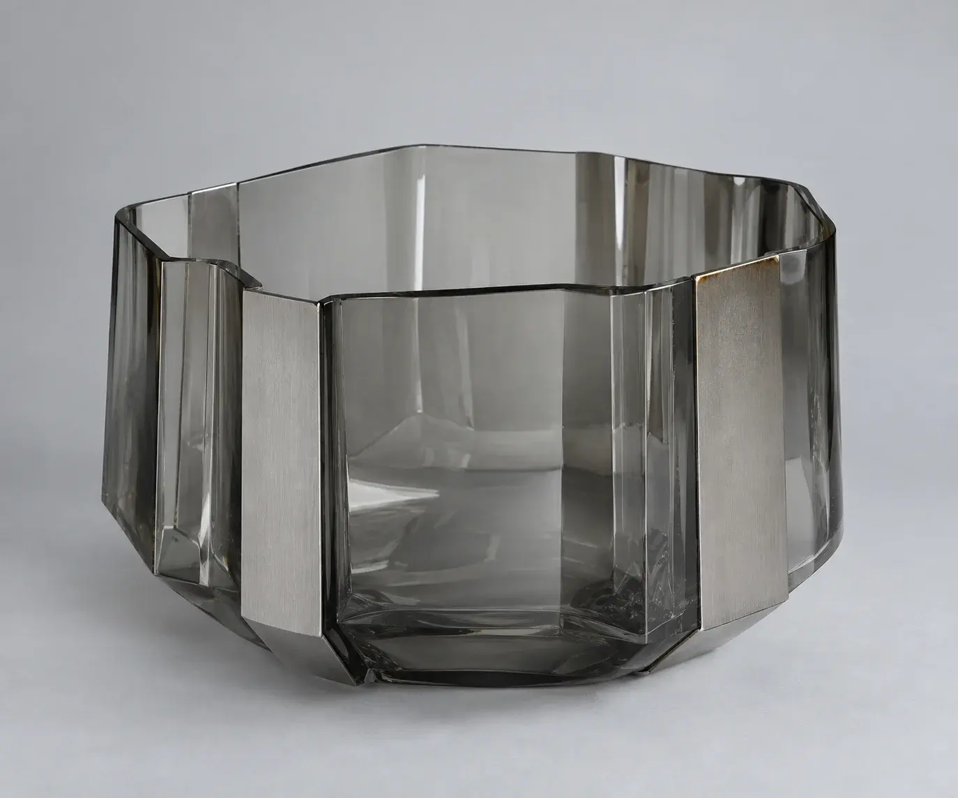 Ochre Fold Bowl · Archive Blue