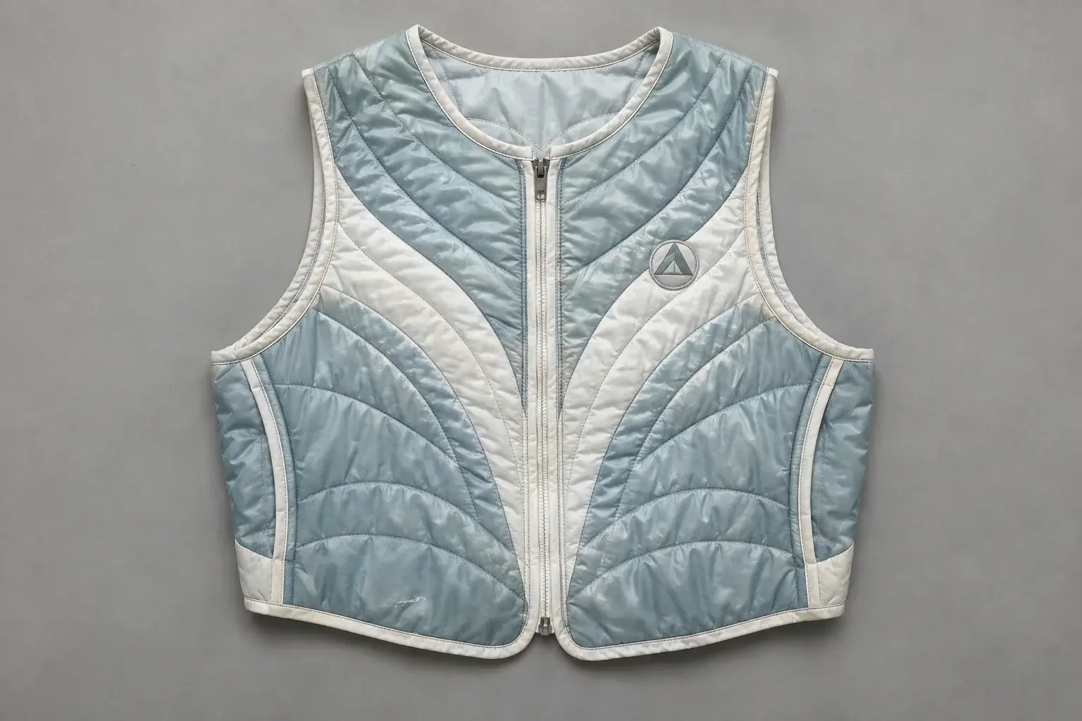 Seafoam Quilted Vest · Quiet Geometry