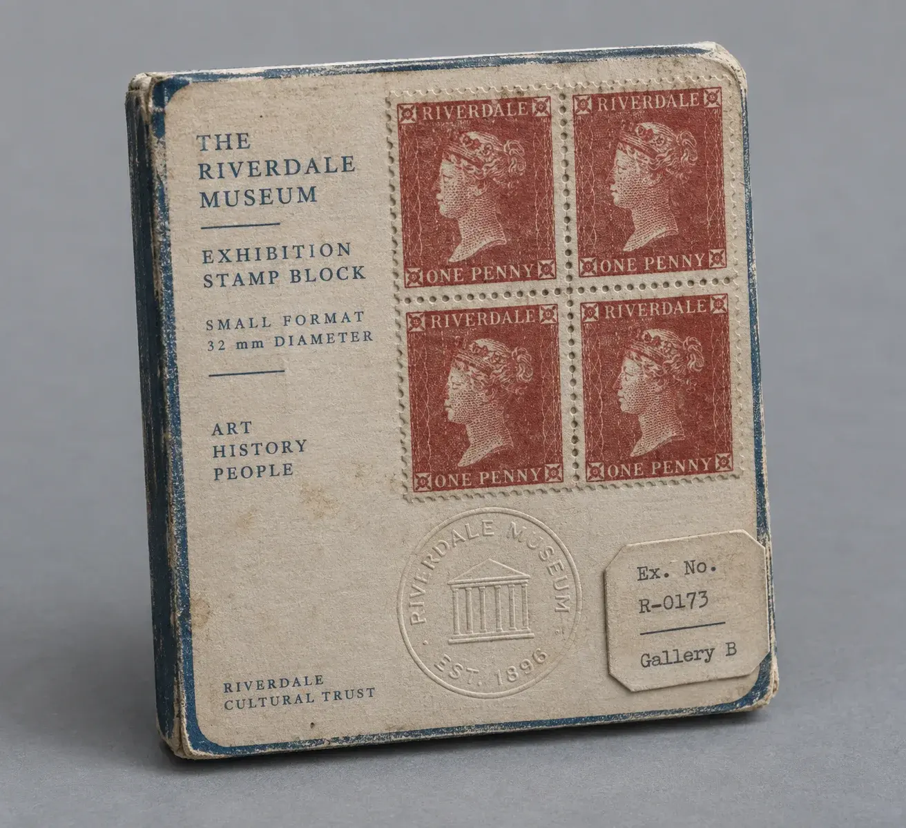 Red Exhibition Stamp Block · Small Horizon